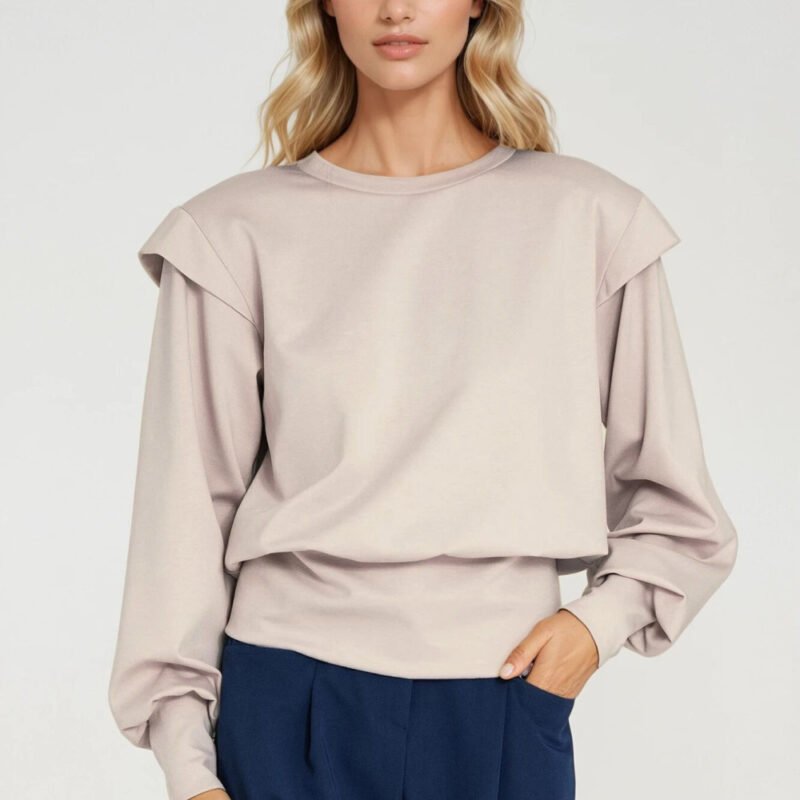 blouse model 219783 Nife (Nife_Bluza_z_wysokimi_ściągaczami_BL10)